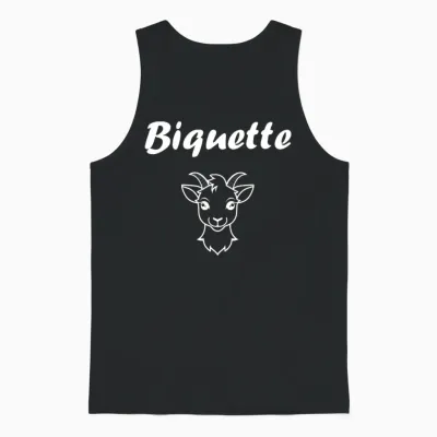 Nom Biquette Biche Amour Surnom Biquette T-Shirt Haut De Gamme Unisex Tank Top - Black