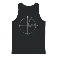 Einheitskreis Eulerische Formel Unisex Tank Top - Black – 1