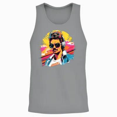 Retro Vision Unisex Tank Top - Sport Grey