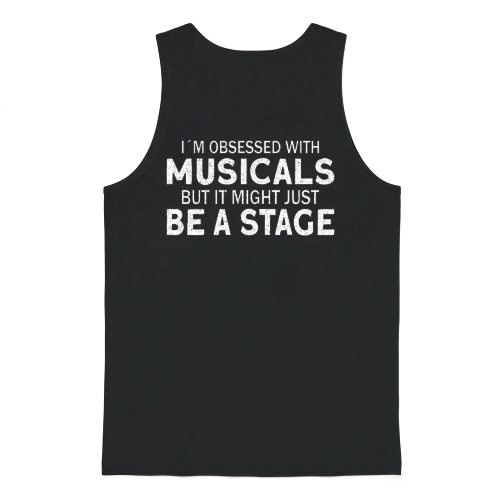 Theater Teacher Drama Teacher Theater Nerd Actor Unisex Tank Top - Black