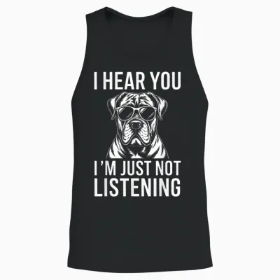 Cane Corso Lustiger Cane Corso Unisex Tank Top - Black