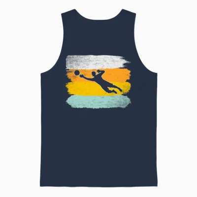 Keeper Retro Unisex Tank Top - Navy