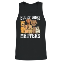 Service Dog Trainer Every Dog Matters Service Dog Unisex Tank Top - Black – 2