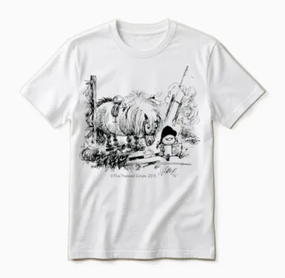 Ponyfail Thelwell Cartoon Unisex T-Shirt - White