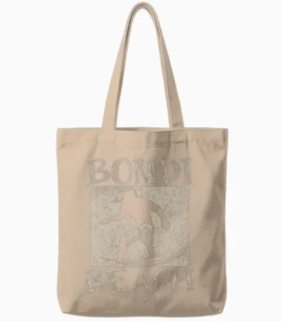 Bondi Beach Tote Bags - Natural