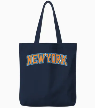 New York Tote Bags - Navy