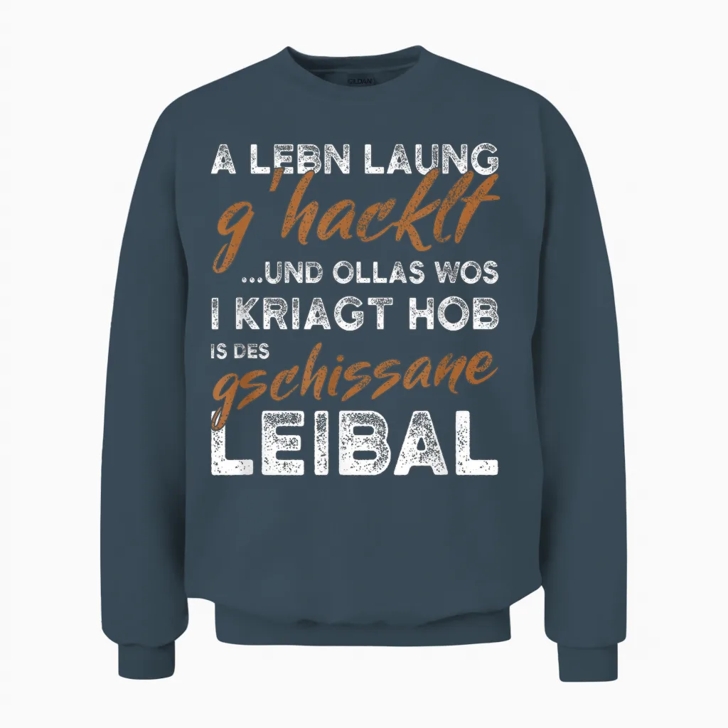Pension 2026 Ein Leben Lang Gearbeitet Pensionisten Unisex Sweatshirt in Dark Heather