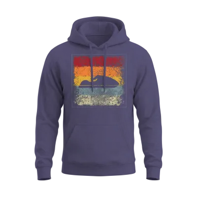 Jetski Retro Unisex Hoodie - Heather Sport Dark Navy