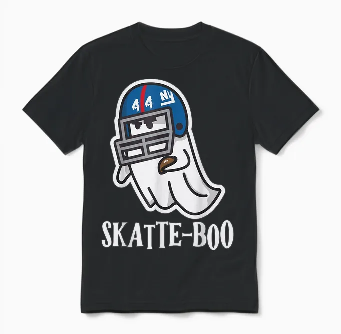 Cam Skattebo, Skatte-Boo Ghost Unisex T-Shirt in Black