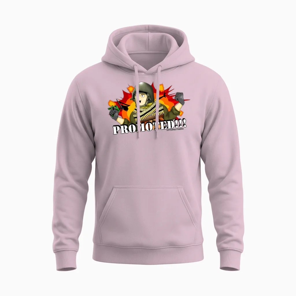 Promoted! Hank & Jed Unisex Hoodie in Light Pink