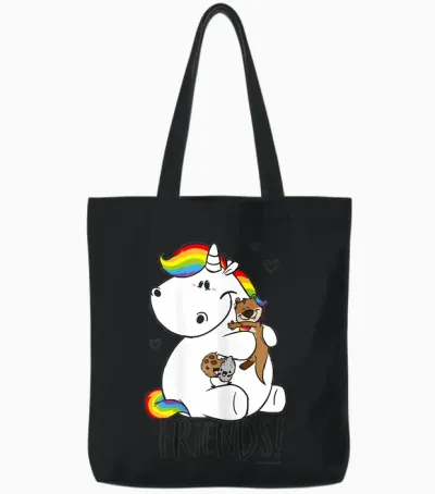 Pummeleinhorn - Friends Fun Tote Bags - Black