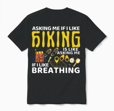 Hiking Lovers,hiking Quote,hiking Gifts Unisex T-Shirt - Black