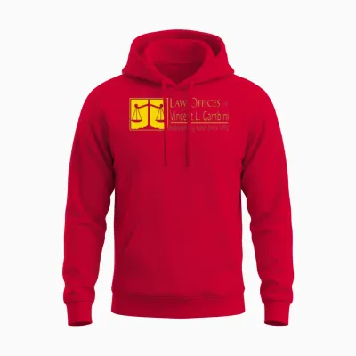 Law Offices of Vincent L. Gambini - Funny Novelty Unisex Hoodie - Red