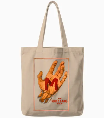 M - Eine Stadt Sucht Ihren Mörder Stummfilm Klassiker Tote Bags - Natural