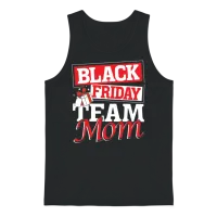 Black Friday Team Mom Unisex Tank Top - Black – 1