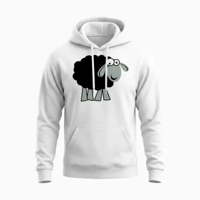 Sheep Unisex Hoodie - White