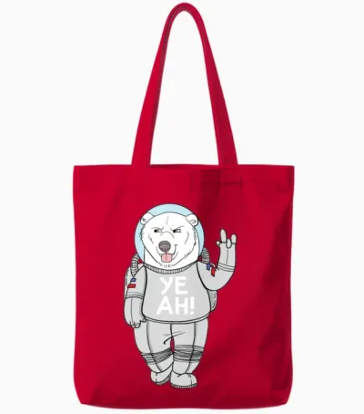 Funny Children 60 Tote Bags - Red