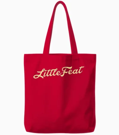 Little Feat Tote Bags - Red