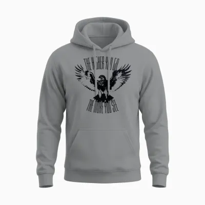 Eagle Vision Unisex Hoodie - Sport Grey