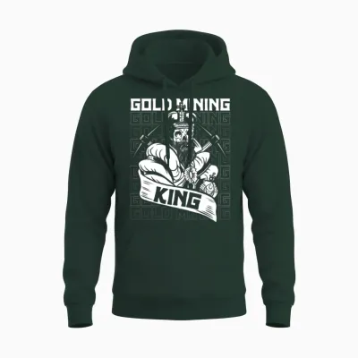 Gold Mining Unisex Hoodie - Forest