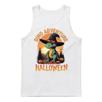Dino Adventure Halloween — Travel Unisex Tank Top - White – 1