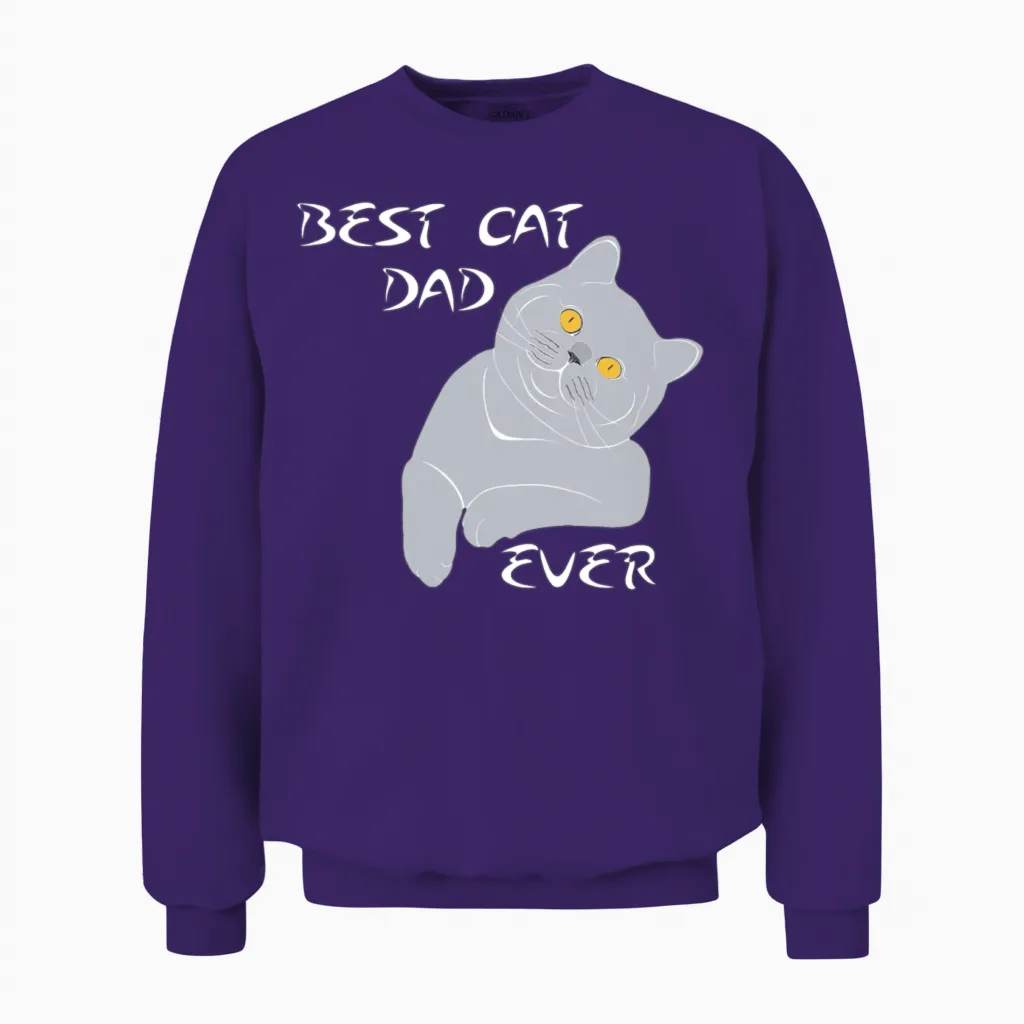 Funny Animals Unisex Sweatshirt in Purple