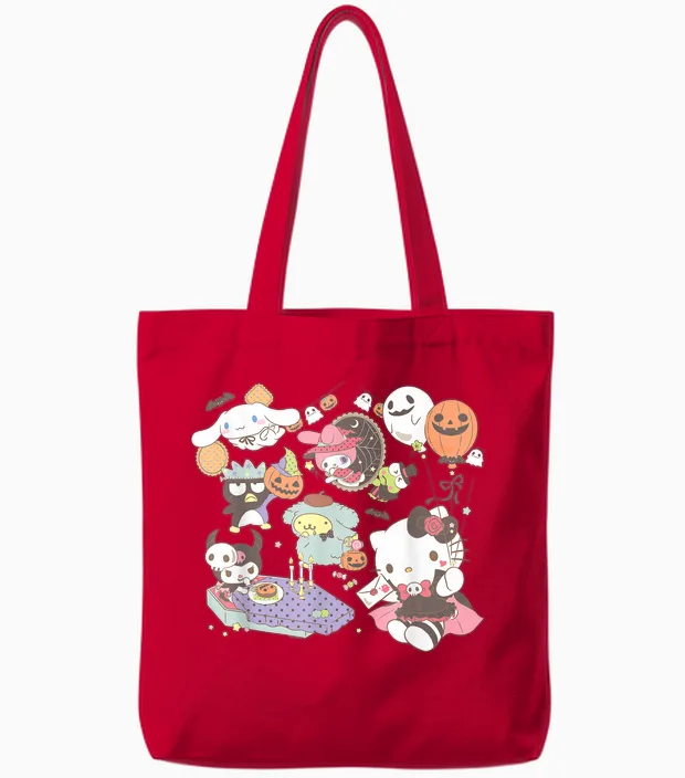 Sanrio Characters Costume Party Halloween Tote Bags in Red