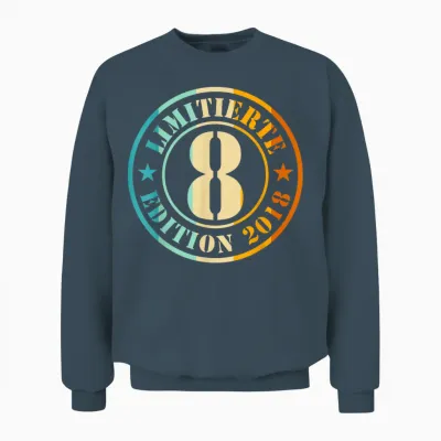 8. Geburtstag Junge Mädchen Limited Edition 2012 Jahre Unisex Sweatshirt - Dark Heather