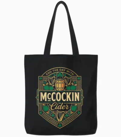 Mccocking Cider Tote Bags - Black