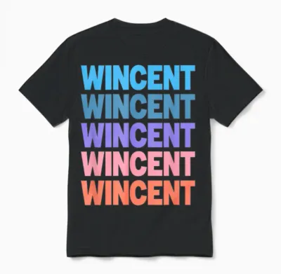 Wincent Women's Cartoon Giraffe T-Shirt Black S Crew Collar Short Sleeve Classic Everyday Women 1 Count Eu 38 Small Unisex T-Shirt - Black