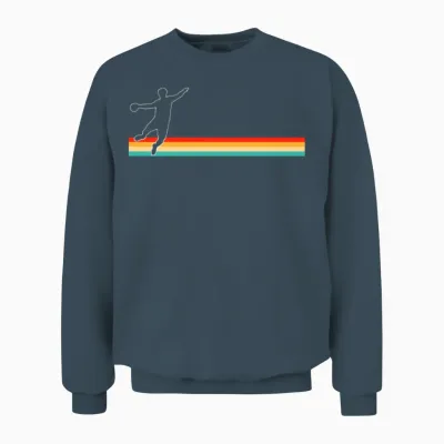 Handball Retro Unisex Sweatshirt - Dark Heather