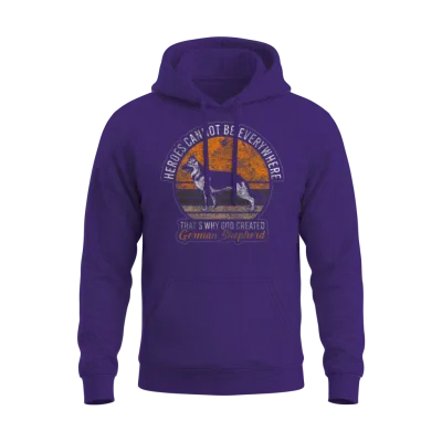 Shepherd Dog Dogs Service Dogs Unisex Hoodie - Purple