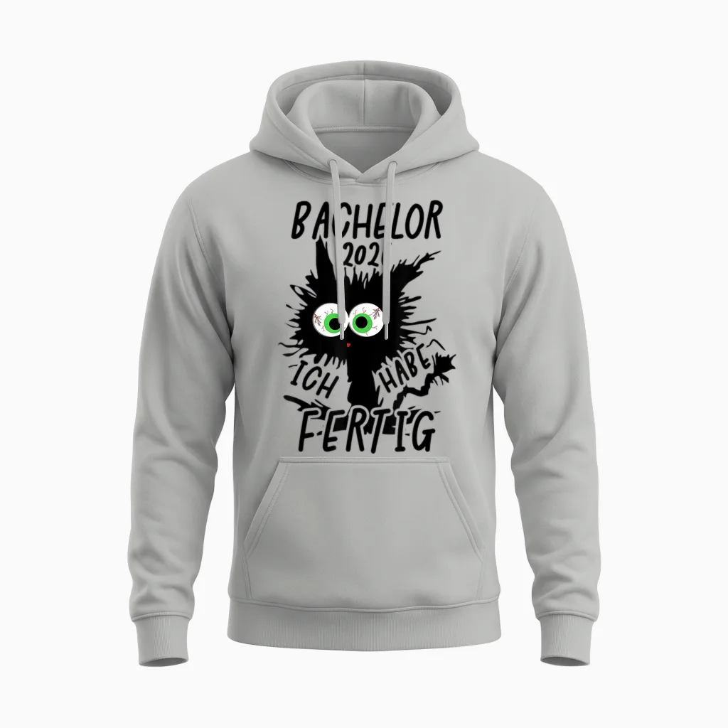 Bachelor 2026 I Have Ready Bachelor Geschafft 2026 Unisex Hoodie in Ash