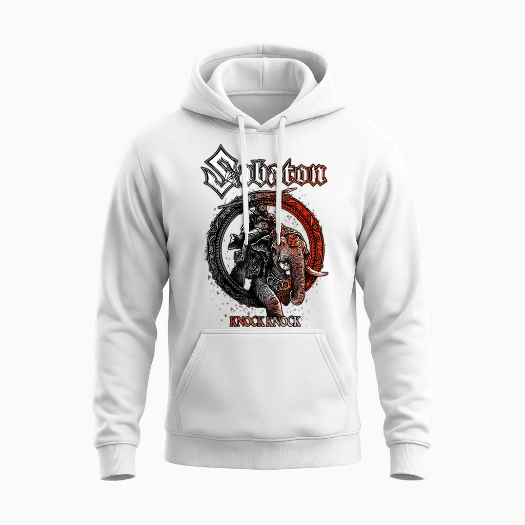 Lightning at the Gates Unisex Hoodie in White