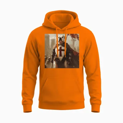Dog Unisex Hoodie - Safety Orange