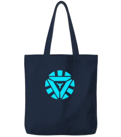 New Special Arc Reactor Glow in the Dark Tote Bags - Navy