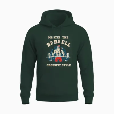 Master the Barbell Crossfit Hour Unisex Hoodie - Forest