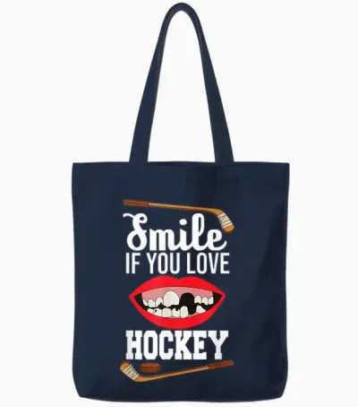 Lustig - Eishockey - Eishockey - Sport - Profisport Tote Bags - Navy