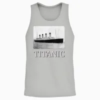 Titanic 1912 Vintage Titanic Expert Titanic Jungen Mädchen Unisex Tank Top in Ash - 2