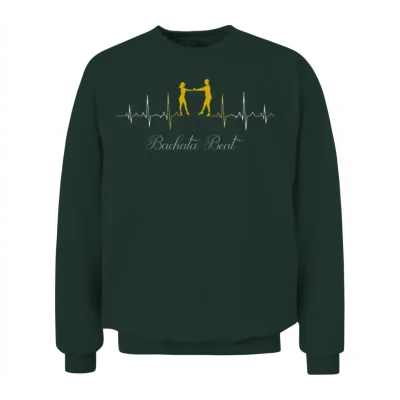 Bachata Heartbeat for Festivals Unisex Sweatshirt - Forest