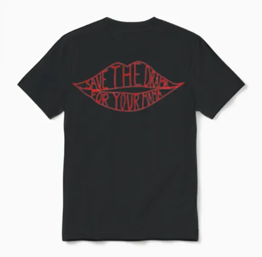 Save the Drama for Your Mama Unisex T-Shirt in Black