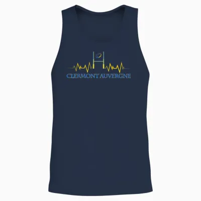 Passion Rugby Clermont Auvergne Supporter Man Woman Child T-Shirt, Black, S Unisex Tank Top - Navy