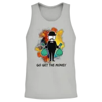 Go Get the Money Unisex Tank Top - Ash – 2