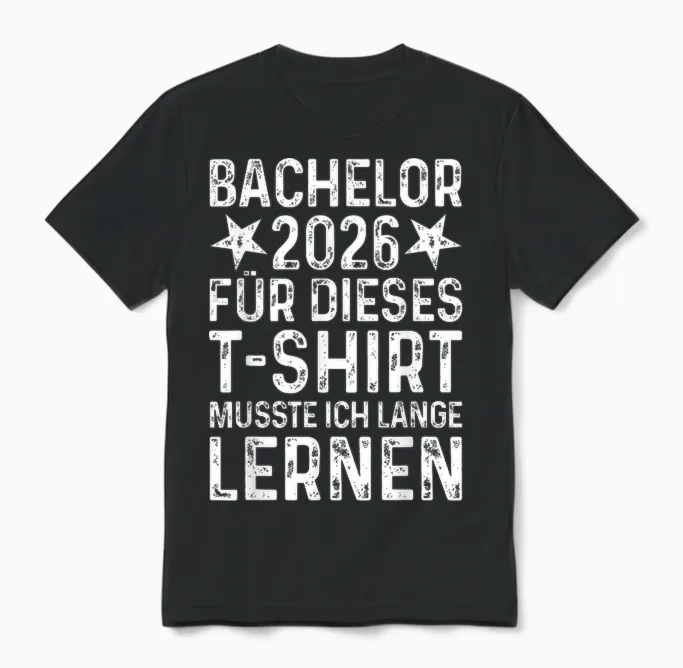 Bachelor 2026 Graduation Exam Passed Bachelor's Degree Unisex T-Shirt in Black