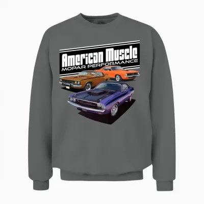 Dodge Muscle Unisex Sweatshirt - Graphite Heather