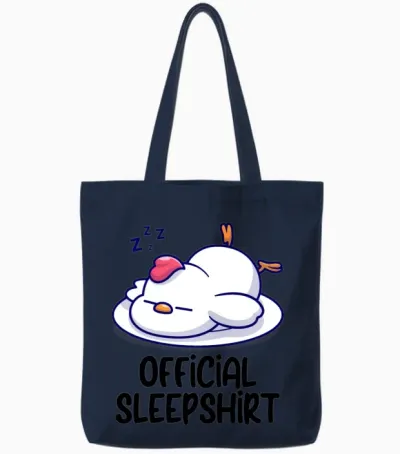 Funny Animal Shirt Funny Picture Tote Bags - Navy