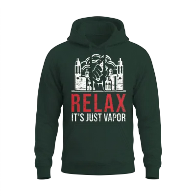 It's Just Vapor Vape Smoker E Cigarette Vaping Unisex Hoodie - Forest