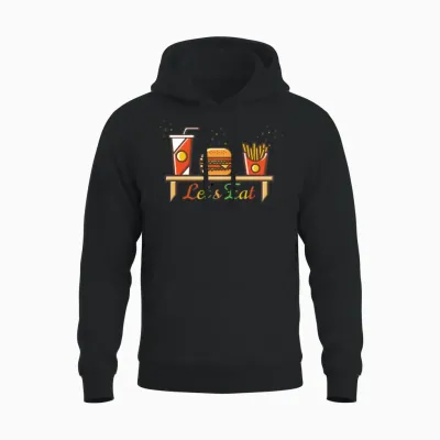 Hamburger T Shirts, Shirts & Tees Unisex Hoodie - Black