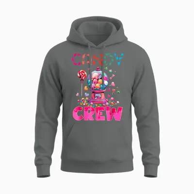 Candy Crew Candy Costume Women Candy Land Kids Sweetie Unisex Hoodie - Graphite Heather