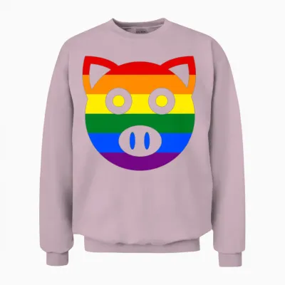 Dirty Pig Pride - No.001 Unisex Sweatshirt - Light Pink